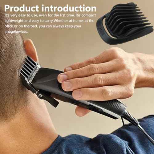 Replacement Beard Stubble Guide Combs Guards 1mm & 2mm Compatible with Philips Norelco Multigroom Trimmer BT5511, MG3750, MG3760, MG5700, MG5750