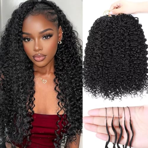 Miracle Invisible Knots Feather Human Crochet Hair 14" 55g