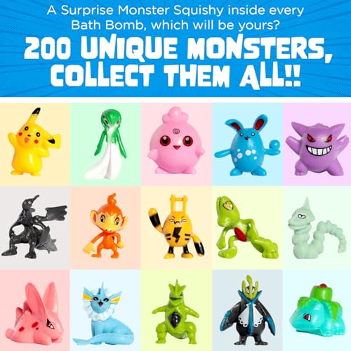 Fizzy Bath Bombs for Kids with Surprise Monster Toys - 1 Pack