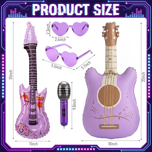 Duraaamo Kpop Disco Inflatable Party Props Set - 19 Pcs