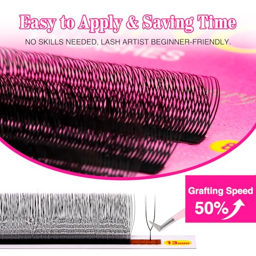 TDANCE UU 2D Lash Extensions - Volume Lash Fans 8-15mm