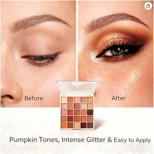 K'APEINE 25-Color Eyeshadow Palette - Matte, Shimmer & Glitter