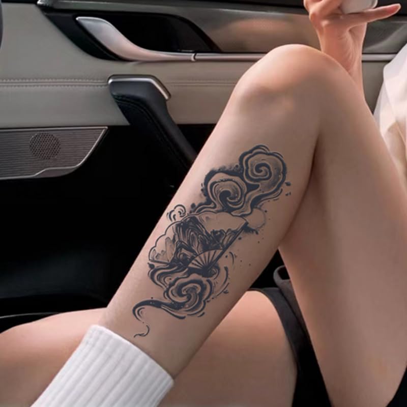 Semi-Permanent Tattoo Stickers - 12 Sheets, 1-2 Week Wear