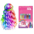 Hair Chalk Comb 10-Pack – Temporary Washable Hair Dye for Kids