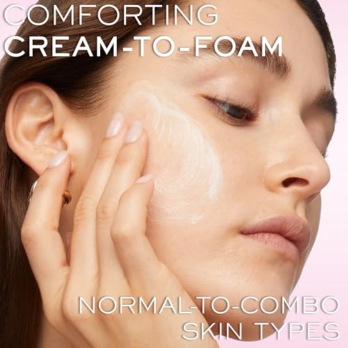 Lanc?me Cr?me Mousse Confort Foaming Facial Cleanser | Comforting Cream Cleanser & Makeup Remover with Rosehip Oil | Gentle Hydrating Face Wash for Soft, Radiant Skin | 4.2 Fl Oz