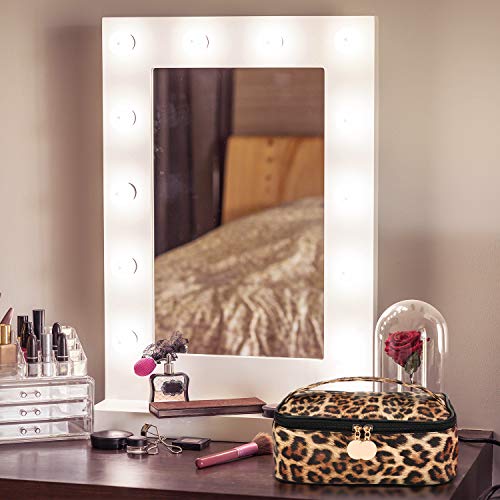 Boao 3 Pcs Leopard Print Cosmetic Bag Set Cheetah Toiletry Travel Makeup Organizer Portable Waterproof Makeup Pouch with Zipper for Women Brush Case Multifunction Purse Handbag