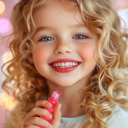 M&U Glitter Lip Gloss Set 12pc with Case - Kids Makeup