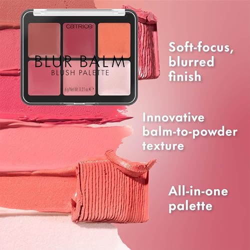 Catrice Blur Balm Blush Palette - 6-in-1 Blush & Highlighter