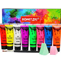 Bowitzki UV Neon Face Paint Kit 8x30ml Glow in Dark