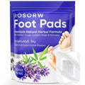AOSORW Natural Bamboo Vinegar Herbal Foot Pads - Lavender & Ginger, 30 Pack