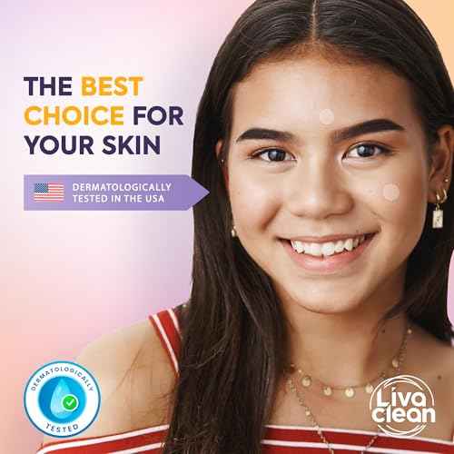 Livaclean 120 CT Pimple Patches for Face w/ Salicylic Acid, Tea Tree & Calendula Oil - Four Sizes Zit Dots Acne Patches for Face - Hydrocolloid Patch Pimple Patch Invisible - Acne Dots Zit Stickers