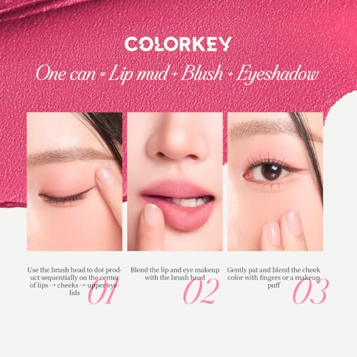 COLORKEY Bouncy Multi-Purpose Mud Lip Tint 4.5g