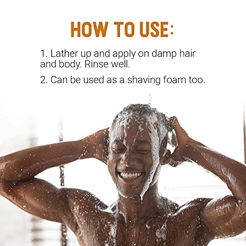 Woody's 3-in-1 Body Wash for Men - Shampoo & Conditioner, 32 fl oz