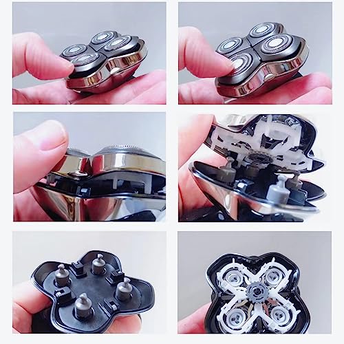 Shaver Replacement Blades compatible with Skull Shaver Pitbull Gold Pro Shaver £¬Men's Electric Shaver Replacement Heads,Replacement Heads for Electric Shavers£¬8Count