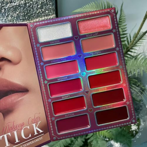 Miss Demi All-in-One Makeup Palette Set - Eyeshadows, Blush, Contour, Lipstick