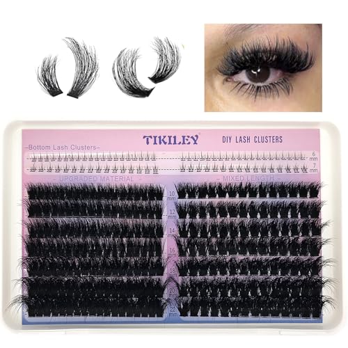 Fluffy D Curl Lash Clusters - 10-22mm Faux Mink Eyelashes