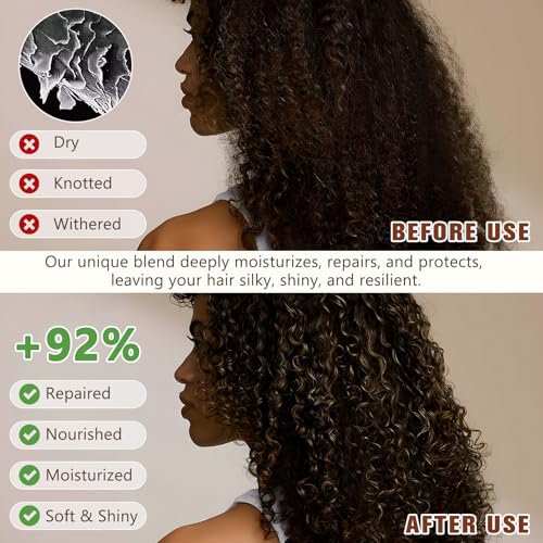 Collagen Hair Mask for Dry Damaged Hair - 5.1oz Deep Repair