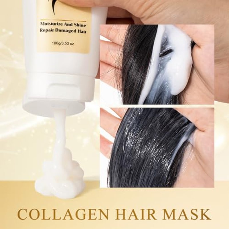 Collagen Hair Mask with Argan Oil - 3.5oz Intensive Treatment