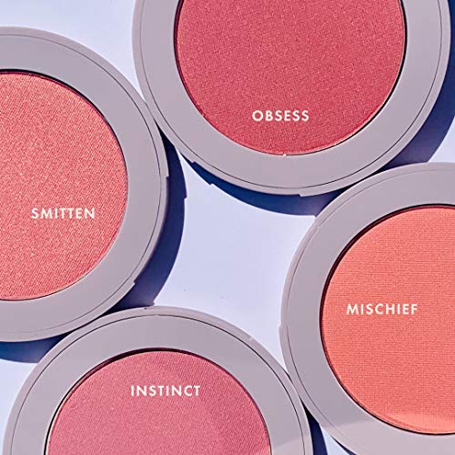 Vapour Organic Beauty Pressed Blush - Natural Blush Powder, Brighten & Illuminate Your Complexion (Obsess)