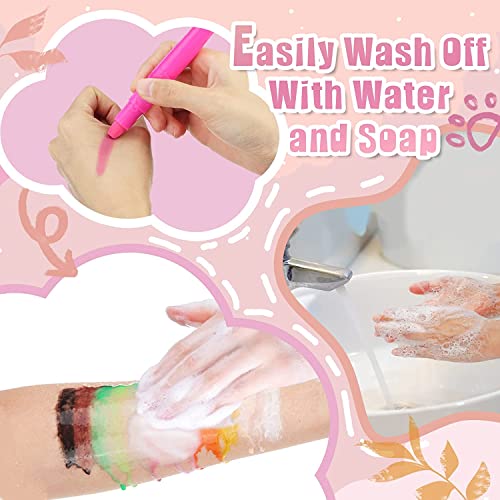 Beesjuy 12 Color Water Based Face Paint Kit for Kids