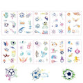 10 Sheets Soccer Temporary Tattoos for Game Day & Parties