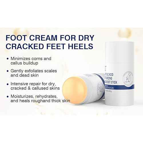 Professional Repair Heel Balm Stick for dry cracked feet treatment, intensive foot repair, moisturizes heels, deeply moisturizes and softens feet, refreshingly smooth non-greasy texture