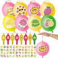 72-Piece Lemon Party Favors Kit - Balloons & Tattoos
