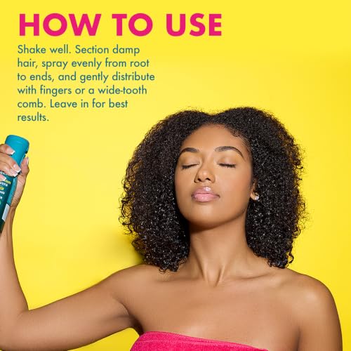 Mielle Organics Kalahari Melon & Aloe Vera 3-in-1 Leave-In Conditioner Spray - Hydrating Curl & Hair Detangler, 6.7 oz