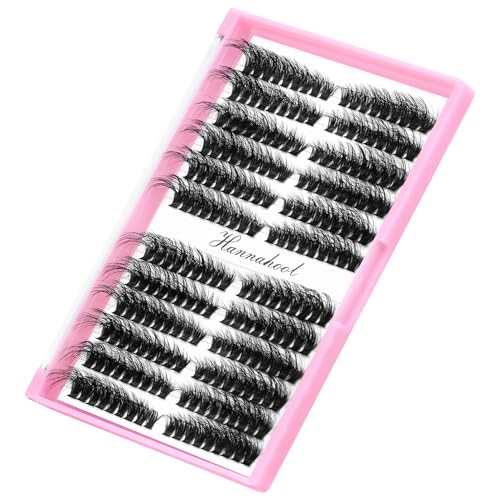 80D Cluster Lashes Mixed 8-16mm - 216Pcs DIY Eyelash Extensions