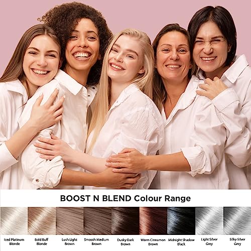 Boost N Blend Scalp Concealer, Hair Powder, Female Hair Fibers for Thinning Hair & Visible Scalp - Hair Volumizer for Women (25g/0.88oz) – The Only Female Cotton Hair Fiber