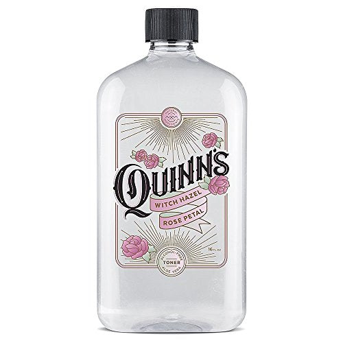 Quinn's Pure Castile Organic Unscented Liquid Soap 32 oz Alcohol Free Rose Witch Hazel with Aloe Vera 16oz
