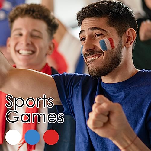 Blue White Red Face Paint Stick Set - Sports & Cosplay