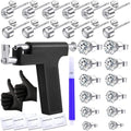 Self Ear Piercing Gun Kit with 12 CZ Ear Studs for Home Use
