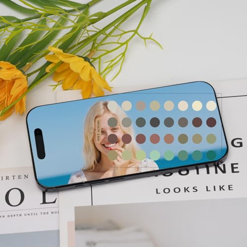 Portable 12-Season Color Analysis Cards Set of 2 for Outfits & Makeup