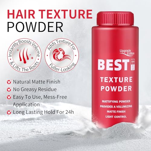 ZHISHUDL Hair Texture Powder Pack of 3 - Volumizing, Natural & Long-Lasting