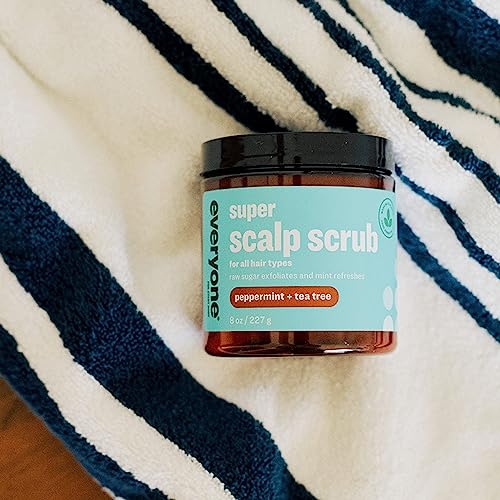 Everyone Super Scalp Scrub - Peppermint & Tea Tree, 8 oz Exfoliator