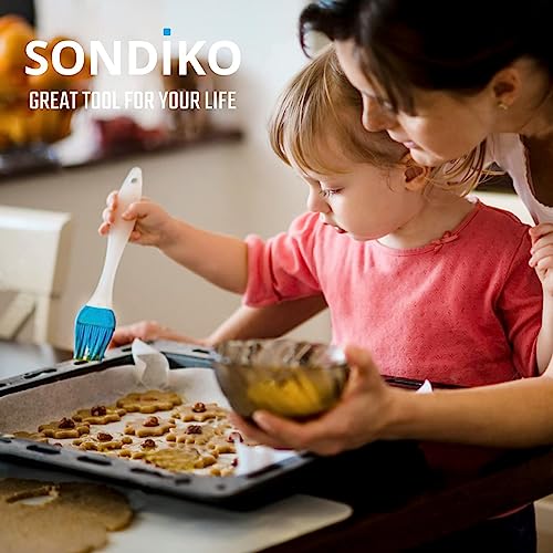 Sondiko S400 2 Pack Butane Torch, Refillable Kitchen Lighter, Adjustable Flame for Creme Brulee and Baking