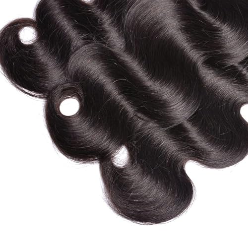 #1B Body Wave Human Hair Bundles - Unprocessed Brazilian 16-20 Inch