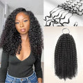 Kinky Curly Crochet Human Hair 14 Inch 100g
