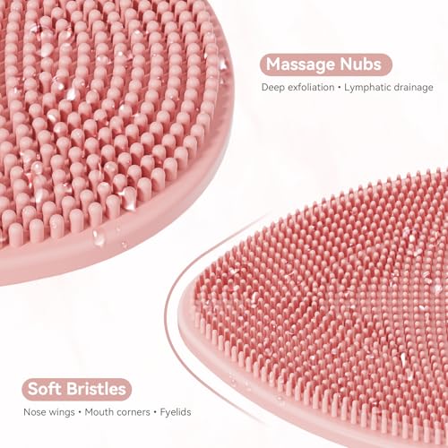Silicone Face Scrubber Brush - Gentle Exfoliating Cleanser