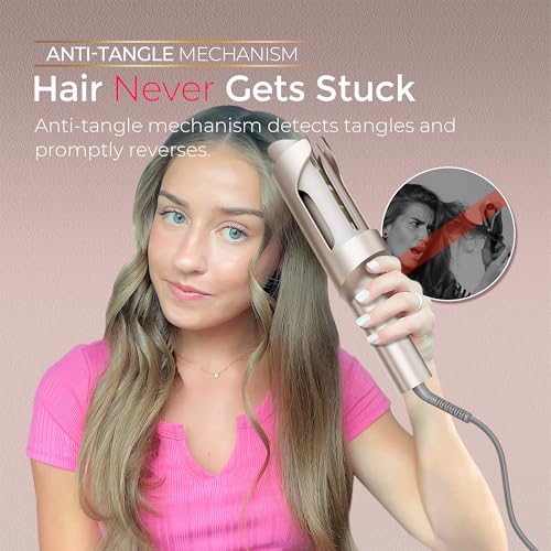 TYMO CurlPro Plus Automatic Curling Iron - 1.5 Inch Long Barrel