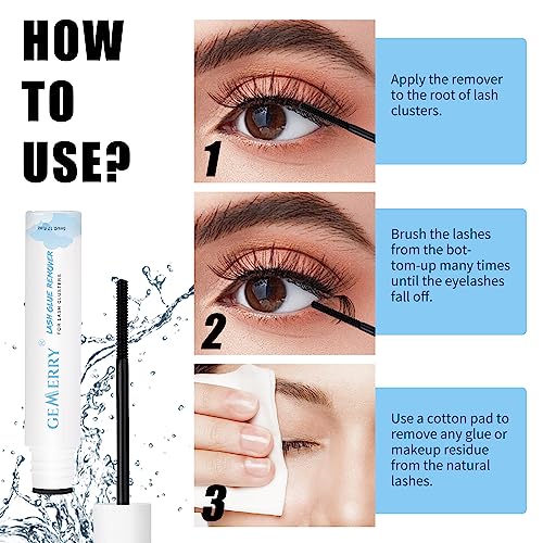 GEMERRY Lash Extension Remover 5ml - Gentle Glue Dissolving