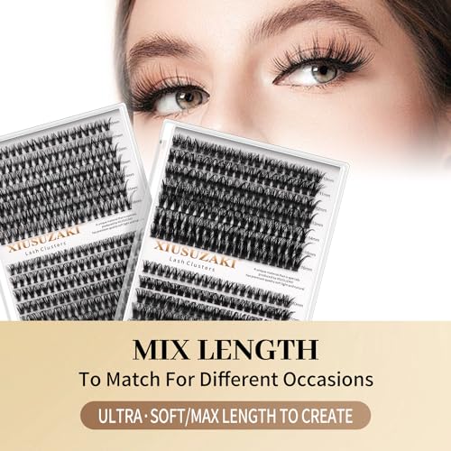 Lash Clusters D Curl 10-16mm 280pcs DIY Eyelash Extensions
