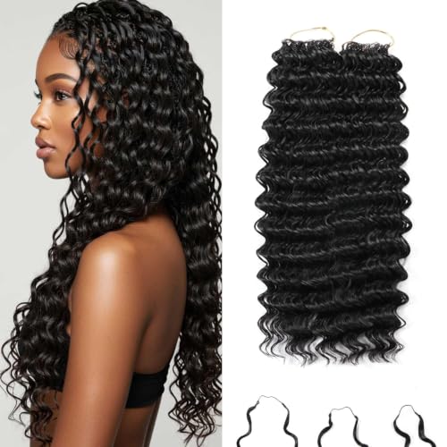 IAMFUPO Miracle Knots Crochet Hair 18" for Black Women - 100 Strands