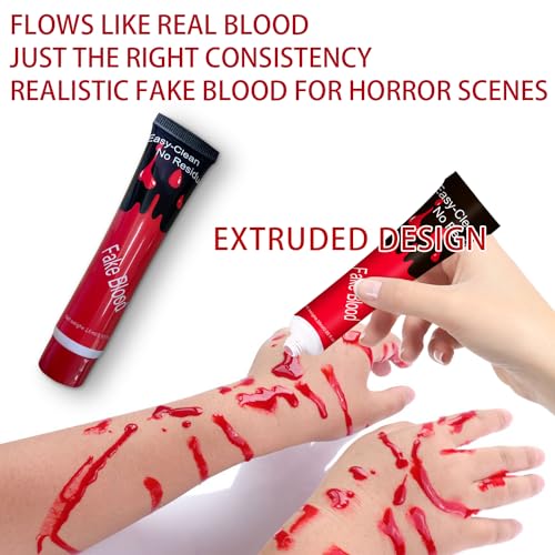 SFX Makeup Kit: Fake Blood, Scar Wax & Bruise Palette