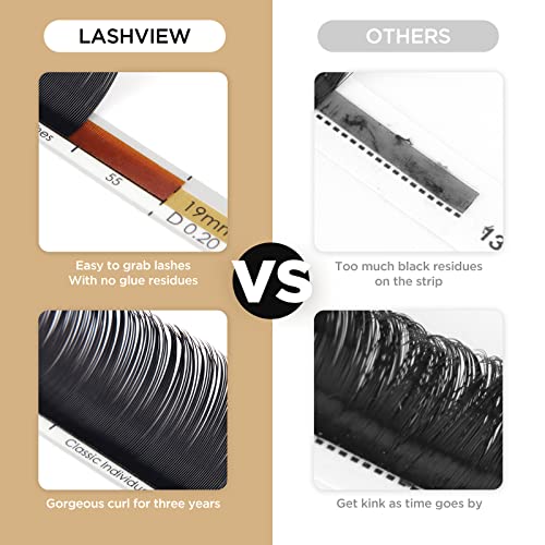 Color Lash trays CC Curl (Black)
