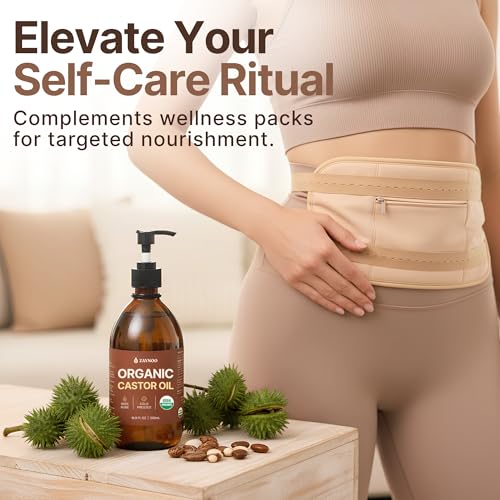 Zaynoo Organic Castor Oil 16.9oz Cold Pressed Vegan for Hair & Skin - Pack of 1