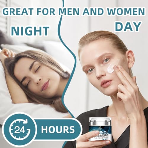 SORYA-Anti-Aging Facial Moisturizer with Retinol, Hyaluronic Acid & Peptides ?Helps Improve the Look of Fine Lines & Wrinkles Daily Hydrating Face Cream for All Skin Types