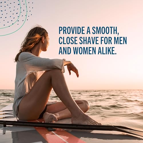Preserve Shave 3 Razor Blade Refills, Titanium-Coated 3 Blade Cartridges with Vitamin E & Aloe ? Eco Friendly, Cruelty Free, Unisex Shaving for Face & Body ? 4 Pack