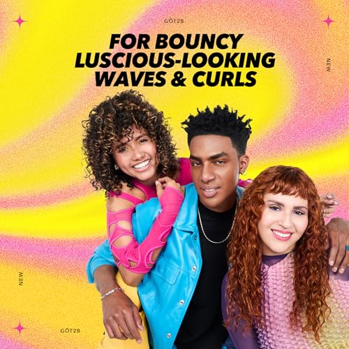 Got2B Curled Flexible Curl Foam Mousse for Wavy & Curly Hair - 6.7 oz